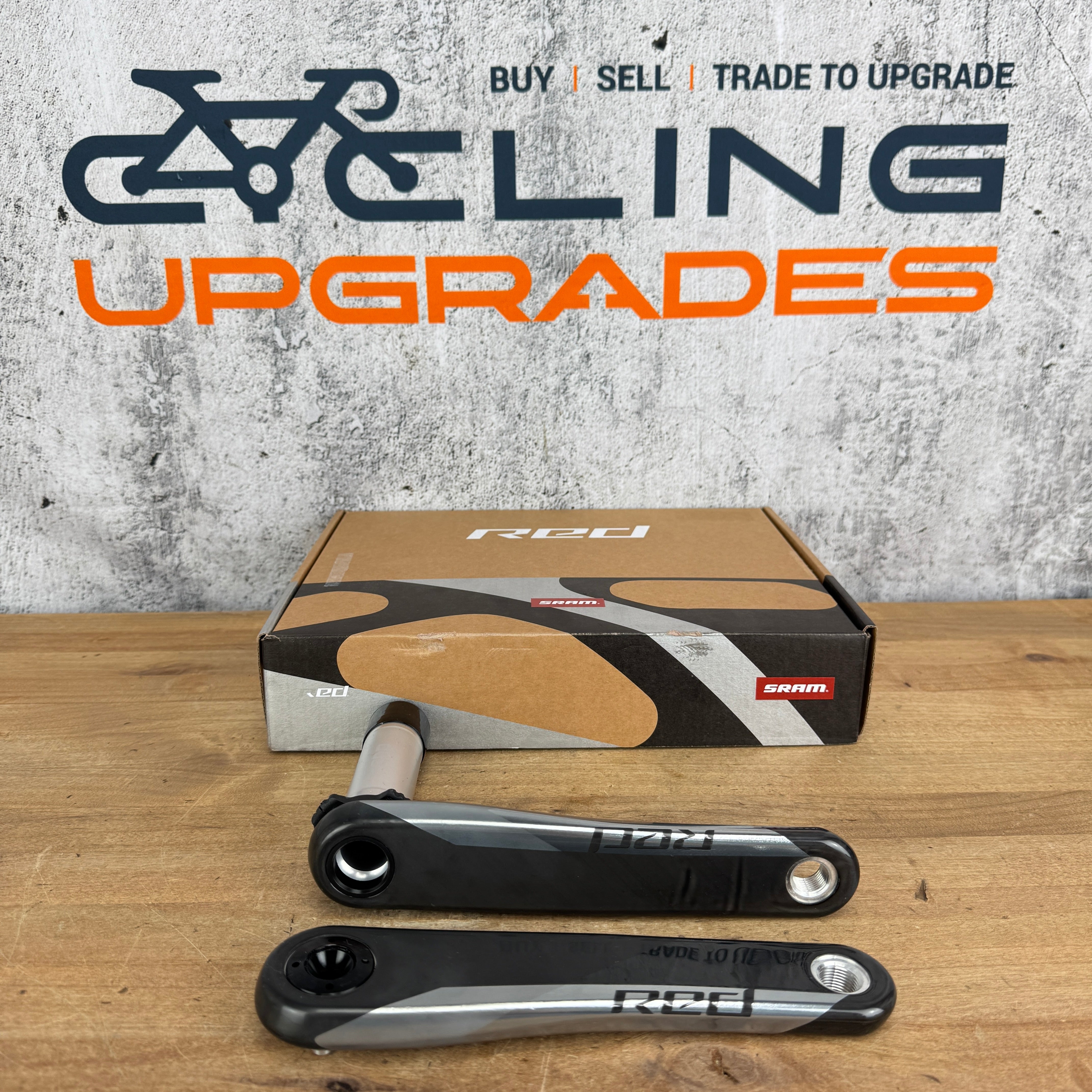 New! SRAM Red AXS D1 175mm DUB SL 8-Bolt Carbon Crank Arms 345g
