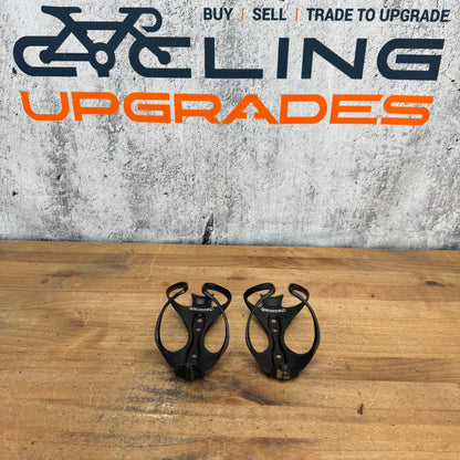 Light Use! Pair Arundel Mandible 3k Matte Bike Water Bottle Cages 58g
