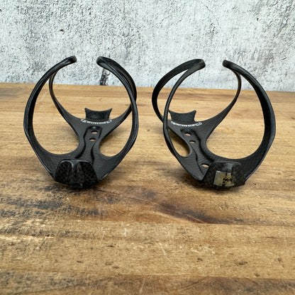 Light Use! Pair Arundel Mandible 3k Matte Bike Water Bottle Cages 58g