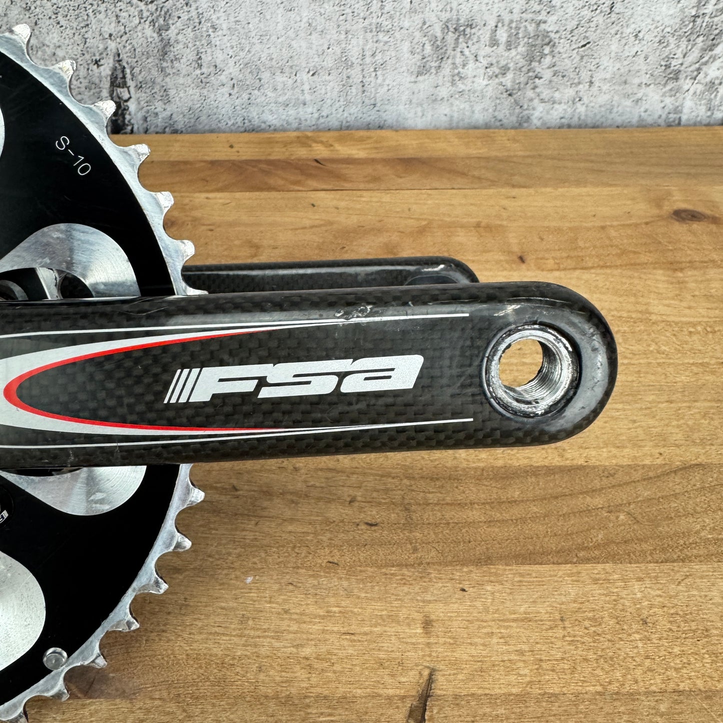 FSA K-Force 172.5mm 50/34t 10-Speed Carbon Crankset 24mm Spindle 681g