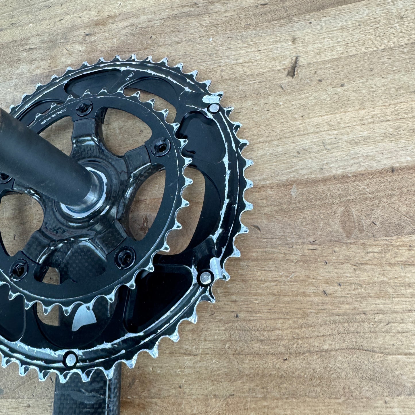 FSA K-Force 172.5mm 50/34t 10-Speed Carbon Crankset 24mm Spindle 681g