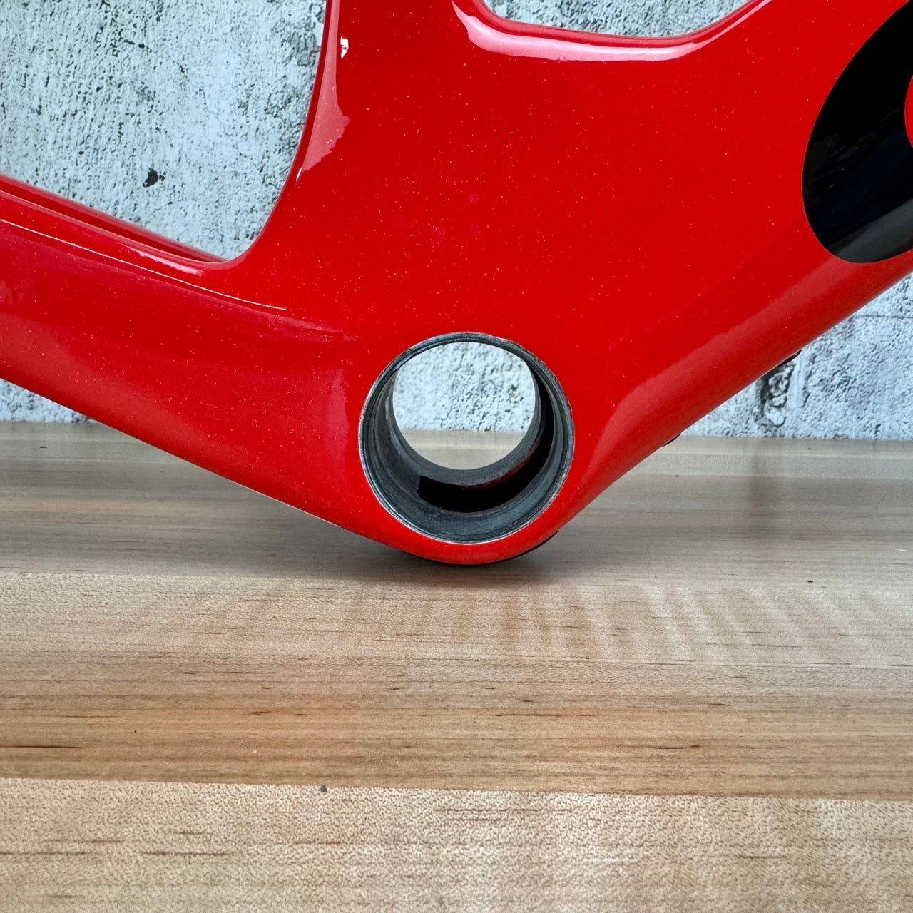 Low Mile! 2024 Cervelo S5 Carnelian 54cm Carbon Disc Frameset 700c 2331g