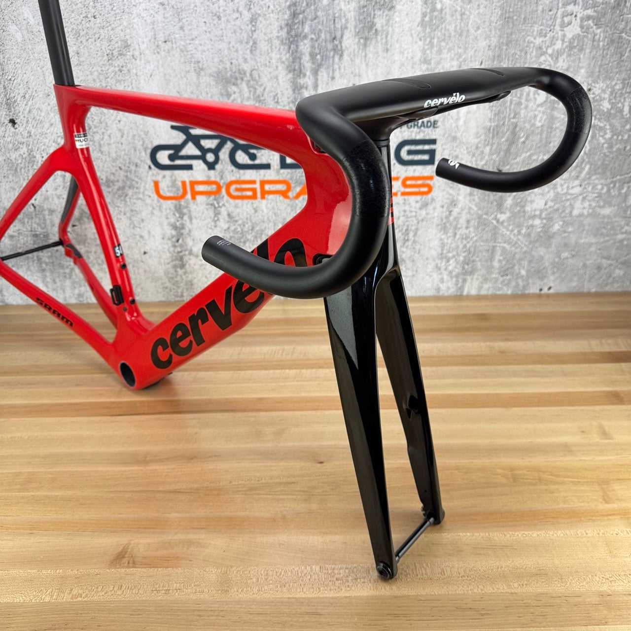 Low Mile! 2024 Cervelo S5 Carnelian 54cm Carbon Disc Frameset 700c 2331g