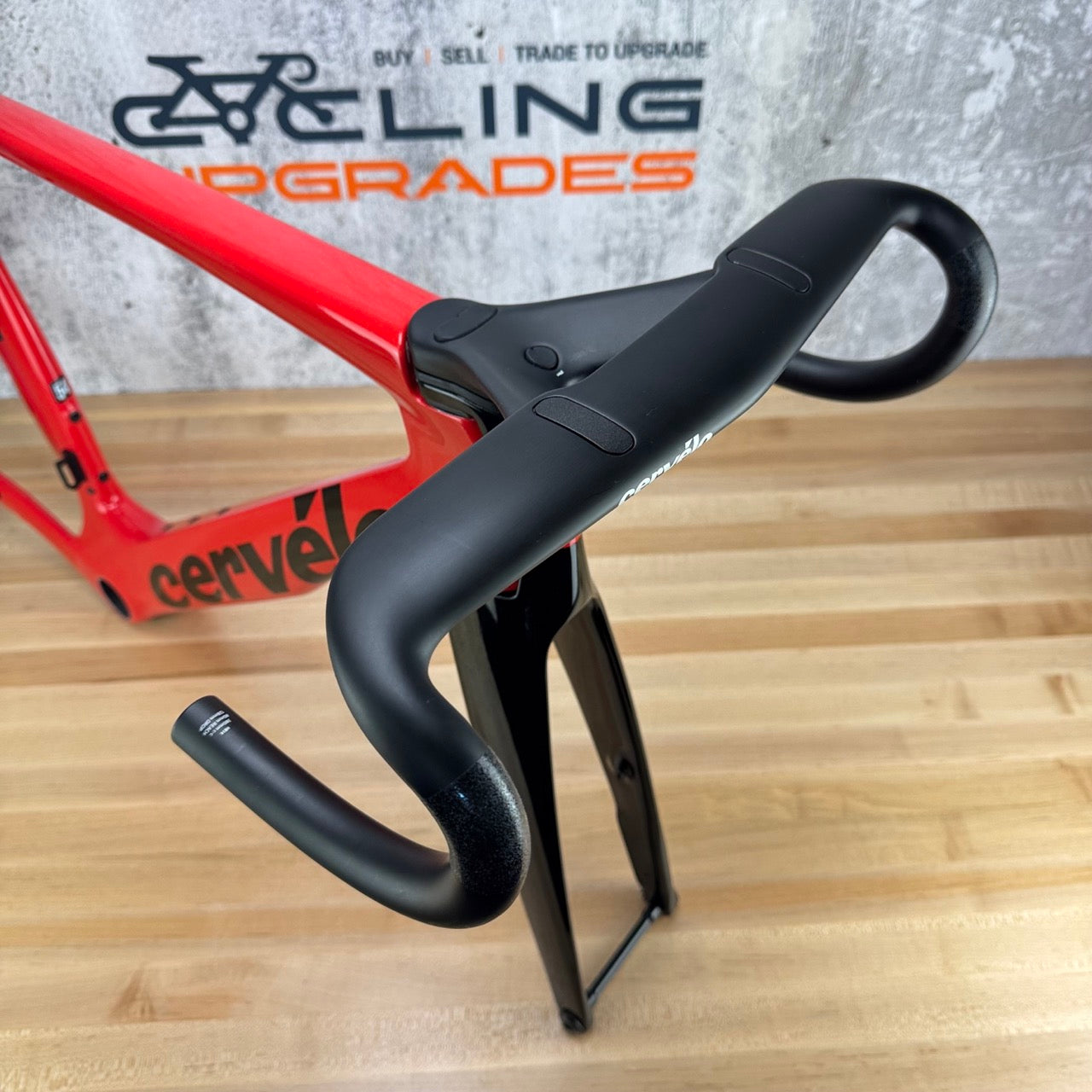 Low Mile! 2024 Cervelo S5 Carnelian 54cm Carbon Disc Frameset 700c 2331g