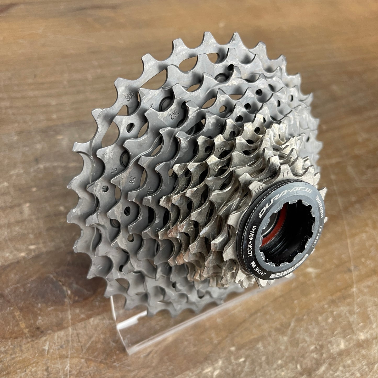 Shimano Dura Ace CS-R9200 11-30t 12-Speed Road Bike Cassette 225g "Typical Wear"