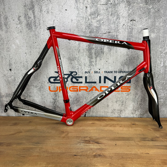 Opera Leonardo by Pinarello 59cm Rim Brake Carbon Road Bike Frameset 700c 2170g