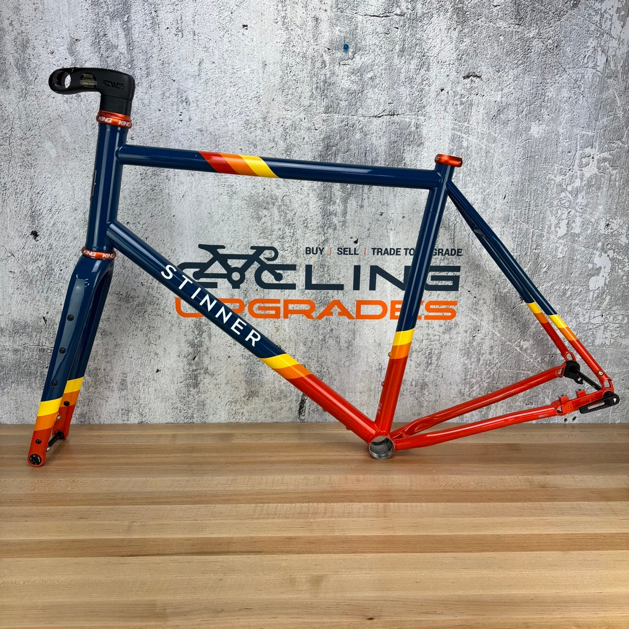 2025 Stinner Refugio Custom 60cm Titanium Disc Frameset 700c 2924g