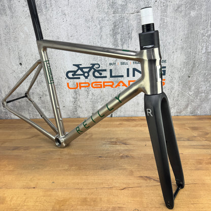 Mint! 2023 Reilly Fusion Small (53cm TT) Titanium Disc Brake Frameset 700c 2620g