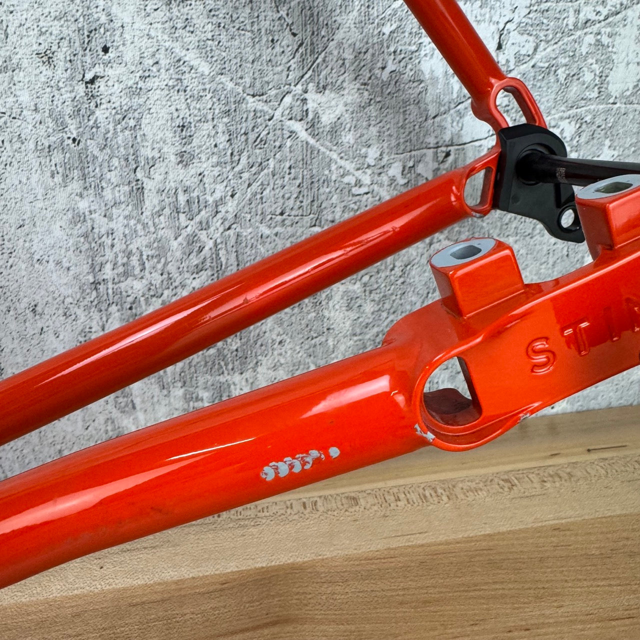 2025 Stinner Refugio Custom 60cm Titanium Disc Frameset 700c 2924g