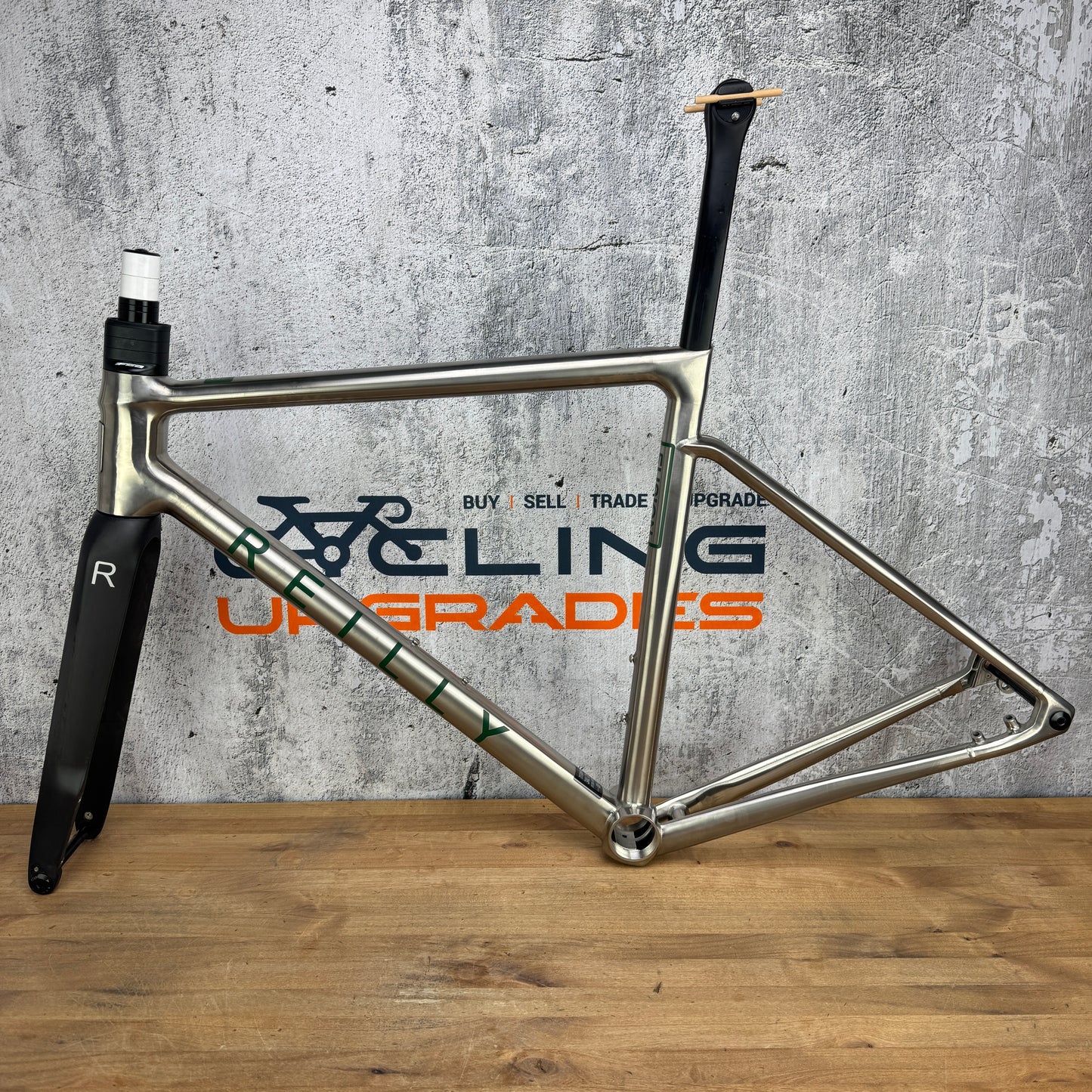 Mint! 2023 Reilly Fusion Small (53cm TT) Titanium Disc Brake Frameset 700c 2620g