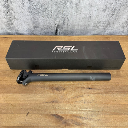 New! Bontrager RSL Carbon 31.6mm 330mm Zero Setback Seatpost 154g MSRP $230