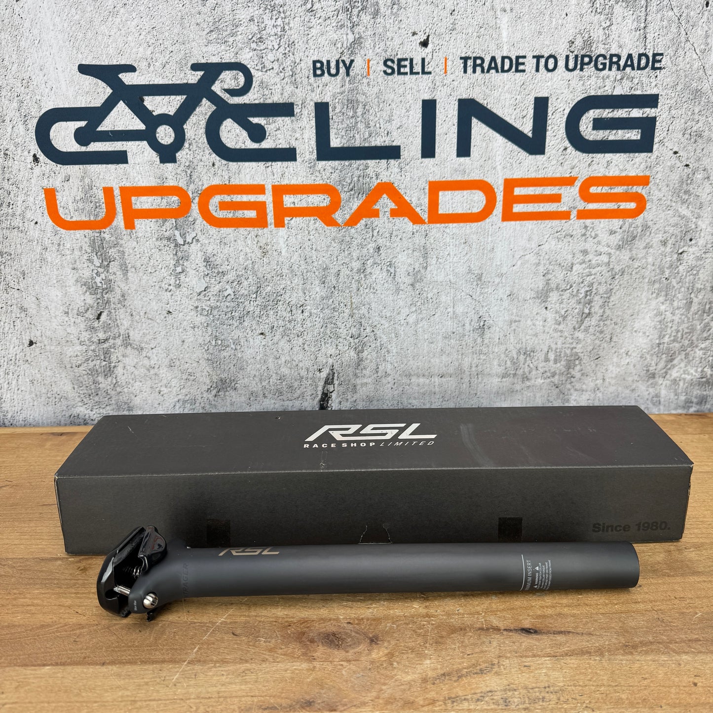 New! Bontrager RSL Carbon 31.6mm 330mm Zero Setback Seatpost 154g MSRP $230