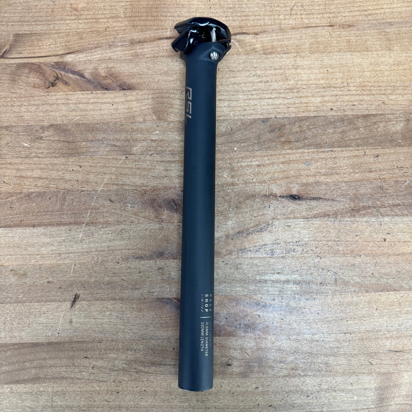 New! Bontrager RSL Carbon 31.6mm 330mm Zero Setback Seatpost 154g MSRP $230