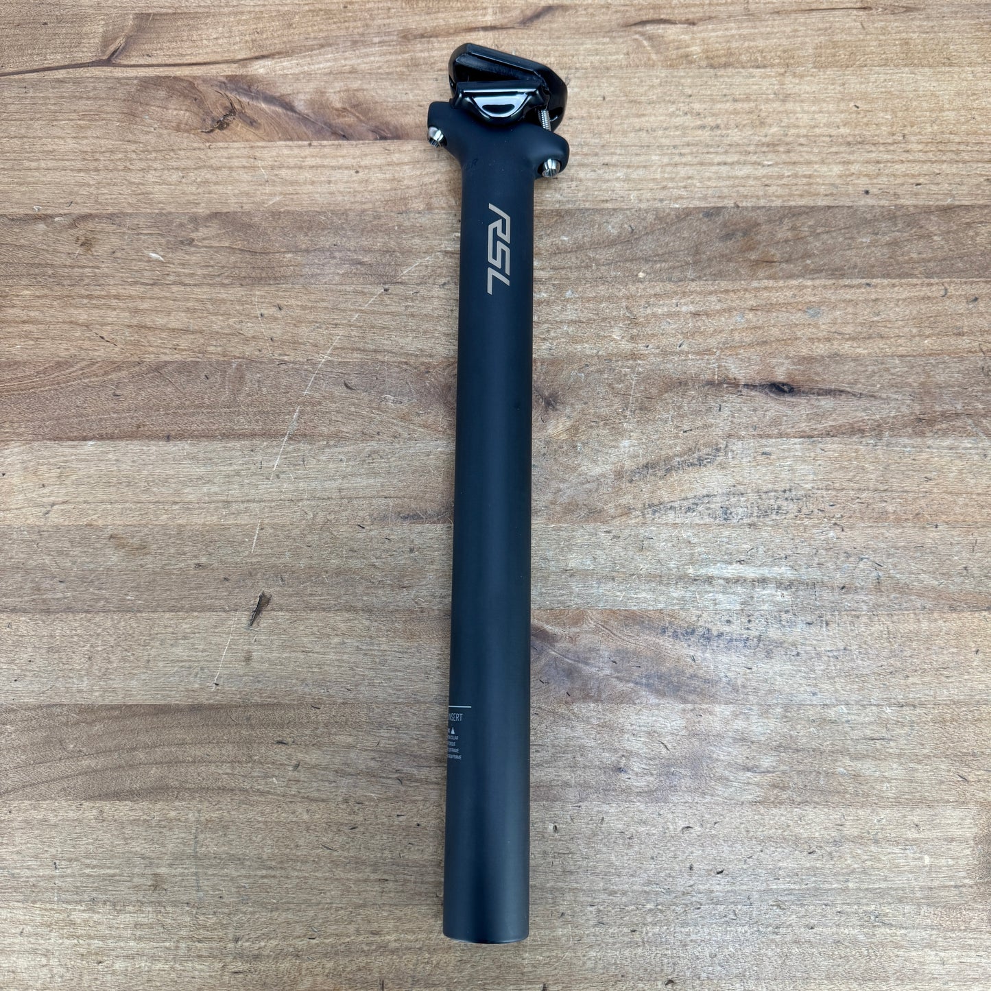 New! Bontrager RSL Carbon 31.6mm 330mm Zero Setback Seatpost 154g MSRP $230