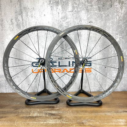 Mavic Cosmic Carbone 40 Clincher Rim Brake Carbon Wheelset 700c 1560g