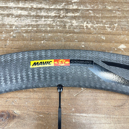 Mavic Cosmic Carbone 40 Clincher Rim Brake Carbon Wheelset 700c 1560g