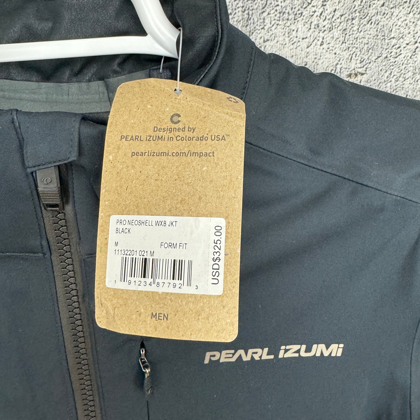New w/o Tags! Pearl iZumi Men's Pro NeoShell WxB Medium Cycling Jacket $325 MSRP