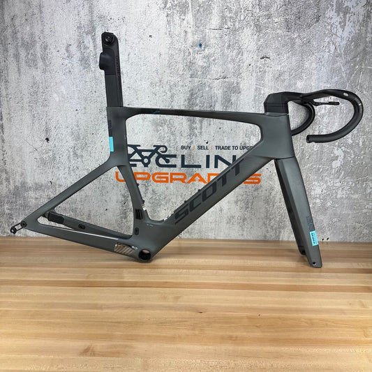 Low Mile Scott 2025 Foil RC Pro HMX Medium 54cm Disc Brake Module Frameset 2369g