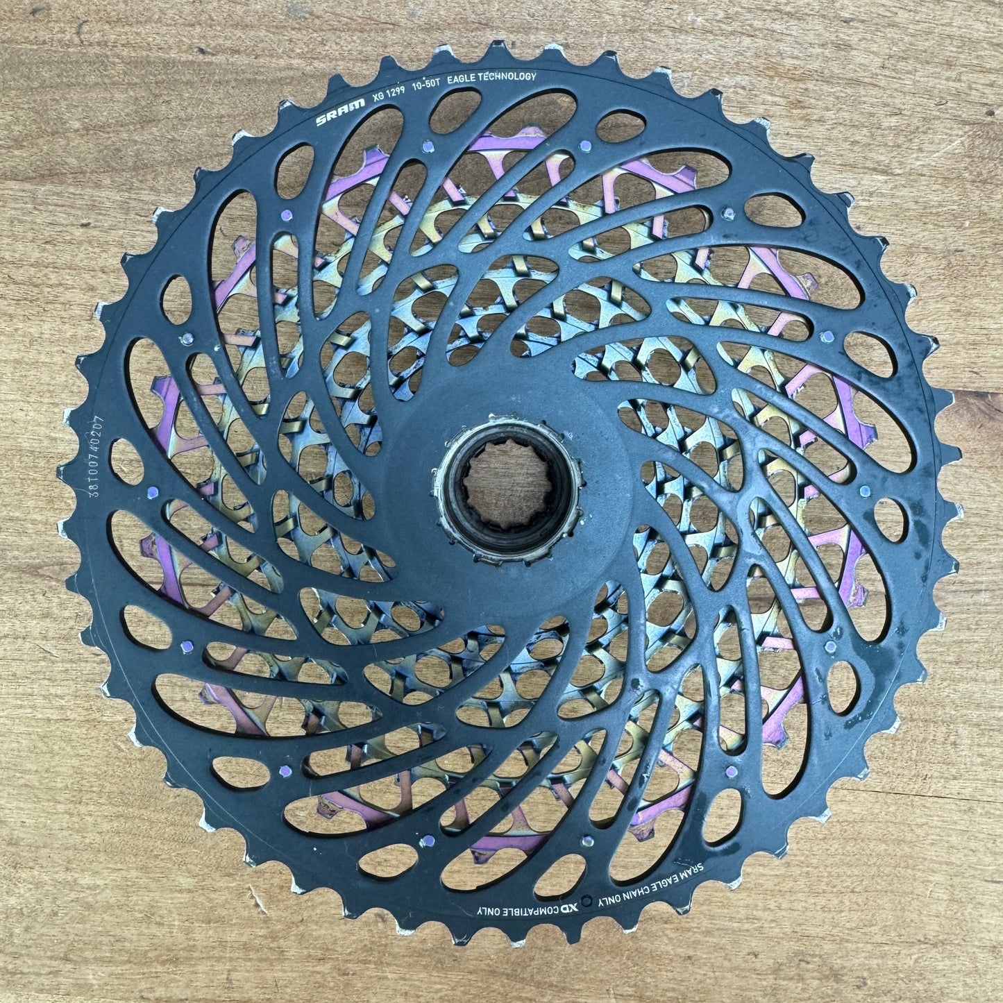 SRAM Eagle XX1 XG-1299 10-50t 12-Speed Rainbow Mountain Bike Cassette 370g