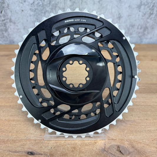 Low Mile! SRAM Force AXS D2 46/33t 12-Speed 8-Bolt DM Bike Chainring Set 230g