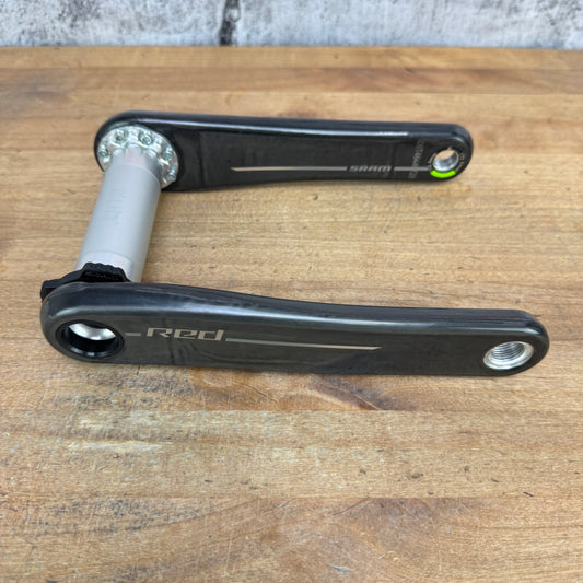 Low Mile! SRAM Red AXS E1 172.5mm 8-Bolt Crankset Crank Arms DUB SL Spindle