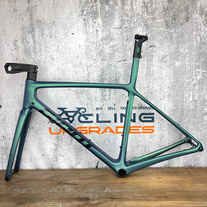 2021 Giant TCR Advanced SL Chrysocolla Medium Carbon Disc Frameset 700c 1760g