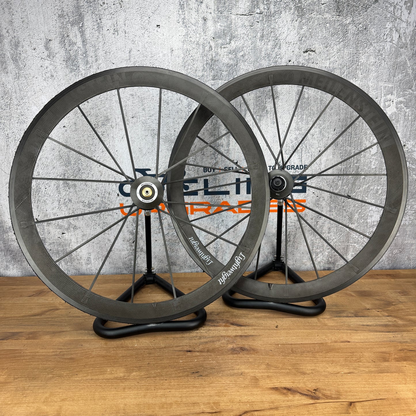 Lightweight Meilenstein Gen IV Carbon Tubular Wheelset 700c Rim Brake 1122g