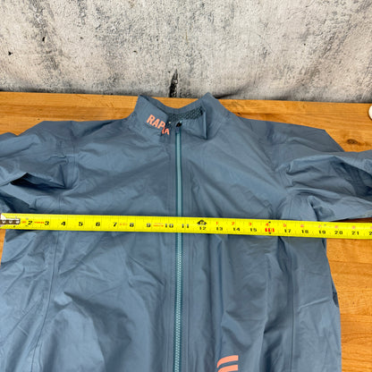 New! Rapha Pro Team Insulated Gore-Tex Rain Medium Blue Cycling Jacket $420 MSRP