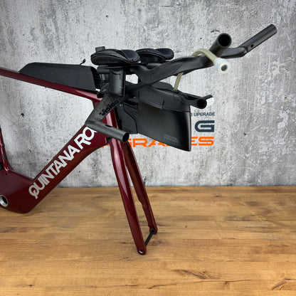 New! 2024 Quintana Roo V-PR 54cm Carbon TT/Triathlon Disc Brake Frameset 700c