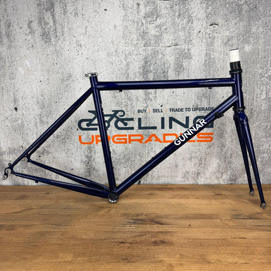 Low Mile! 2023 Gunnar Roadie 52cm Rim Brake Steel Frameset 700c 2620g