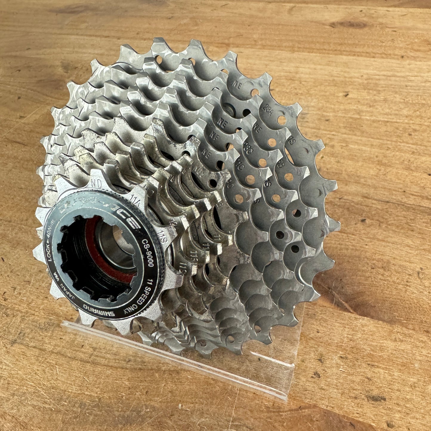 Shimano Dura Ace CS-9000 11-28t 11-Speed Bike Cassette 190g "Typical Wear"