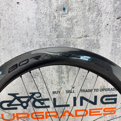 Light Use! Campagnolo Bora WTO 60 C23 Disc Brake Tubeless Wheelset 1465g