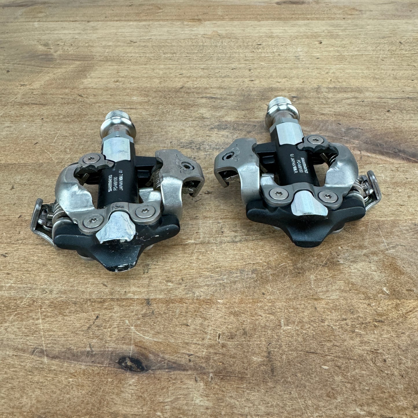 Low Mile! Shimano XTR PD-M9100 Standard 55mm XC MTB Clipless Bike Pedals 312g