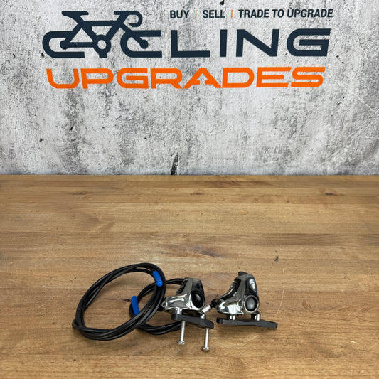 SRAM Red Flat-Mount Monoblock Hydraulic Bike Disc Brake Calipers w/ Adapters