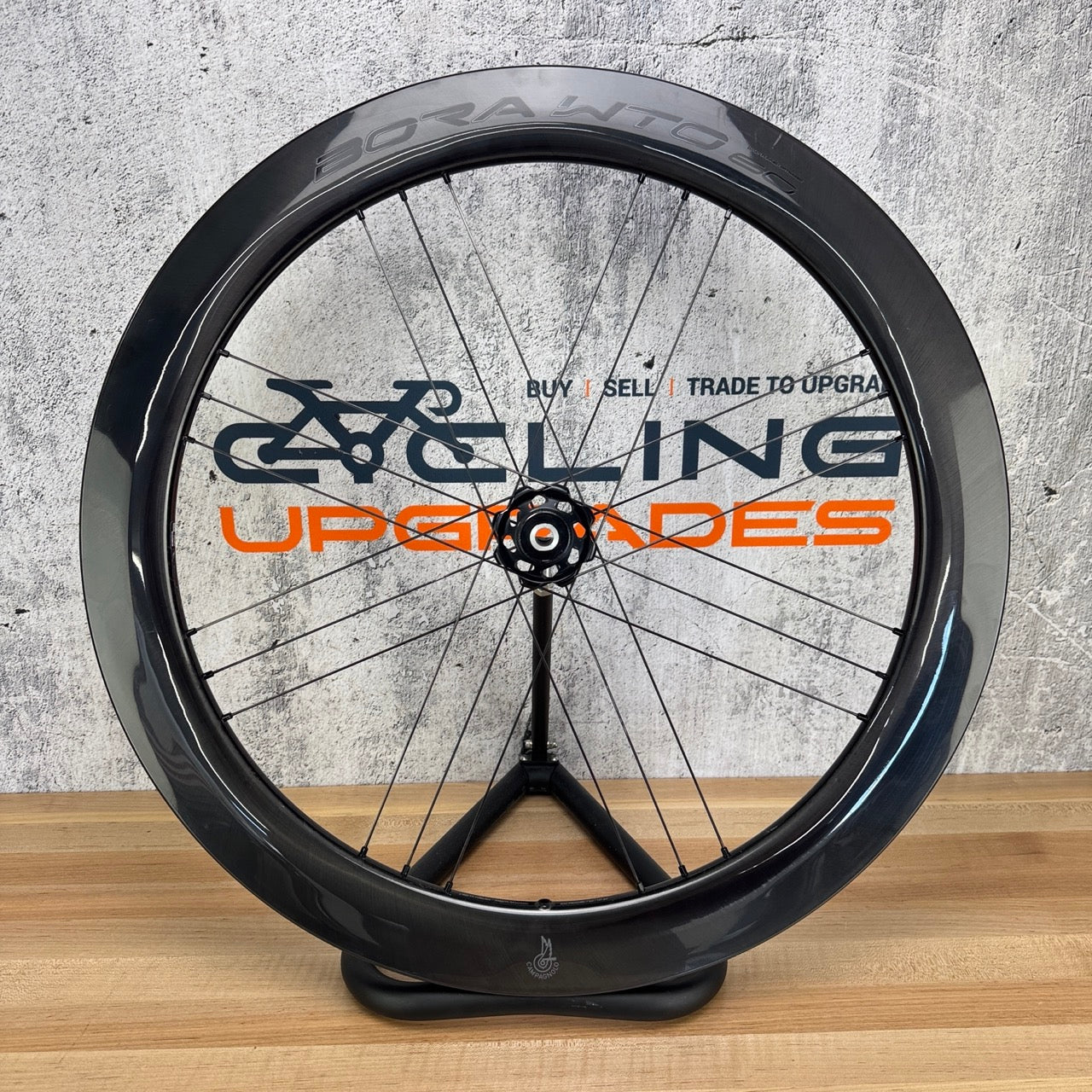Light Use! Campagnolo Bora WTO 60 C23 Disc Brake Tubeless Wheelset 1465g