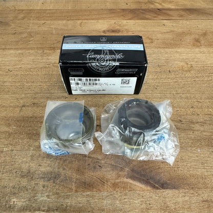 New! Campagnolo Power Torque BSA Outboard Cups Steel Bottom Bracket 74g MSRP $33