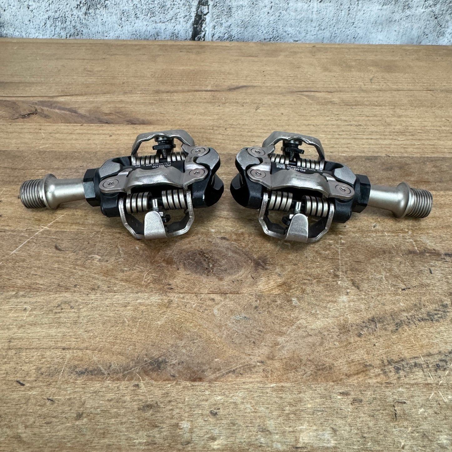 Low Mile! Shimano Deore XT PD-M8100 Dual-Sided Clipless SPD Pedals 341g