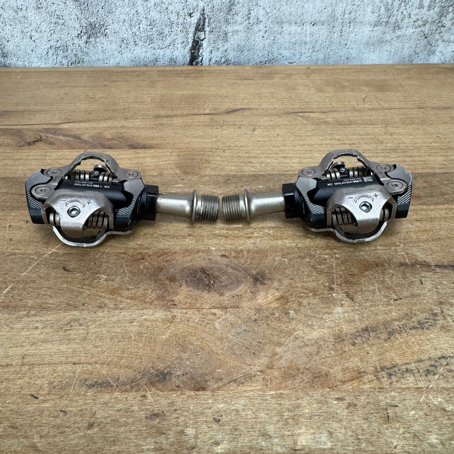 Low Mile! Shimano Deore XT PD-M8100 Dual-Sided Clipless SPD Pedals 341g