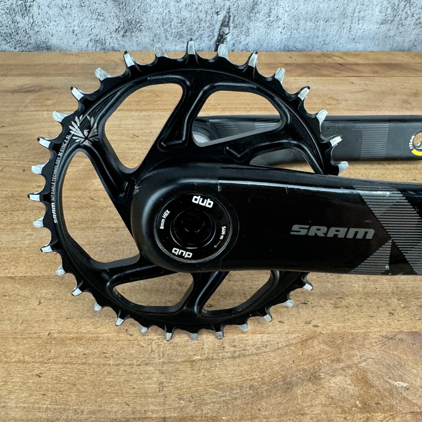 SRAM XX1 Eagle 175mm 1x 12-Speed DUB Boost Carbon Mountain Bike Crankset 418g