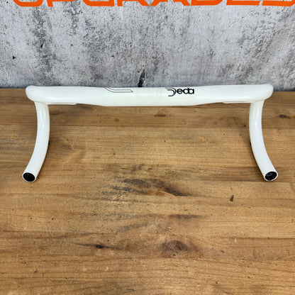 Deda Elementi Presa Carbon 46cm (44cm c-c) 31.8mm White  Bike Handlebar 255g