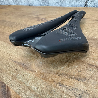Low Mile! Prologo Dimension NDR 143mm Tirox Titanium Rails Bike Saddle 229g
