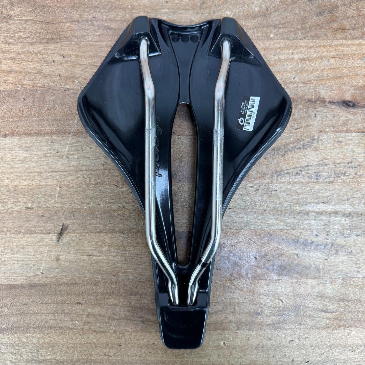 Low Mile! Prologo Dimension NDR 143mm Tirox Titanium Rails Bike Saddle 229g