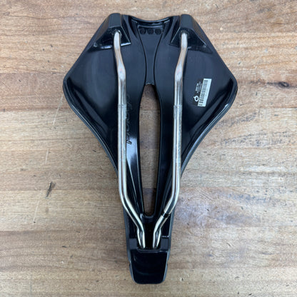 Low Mile! Prologo Dimension NDR 143mm Tirox Titanium Rails Bike Saddle 229g