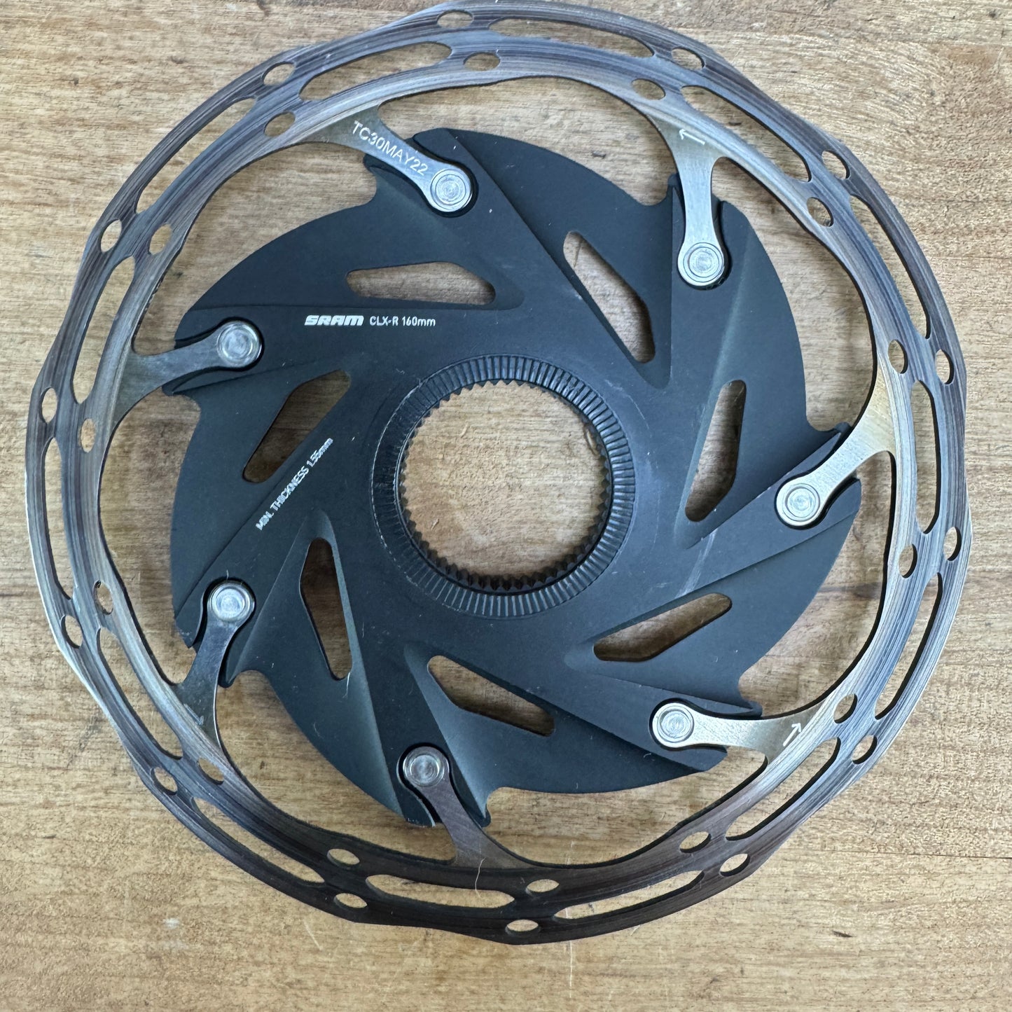 SRAM Centerline CLX-R Center Lock 160mm Disc Brake Rotors 274g