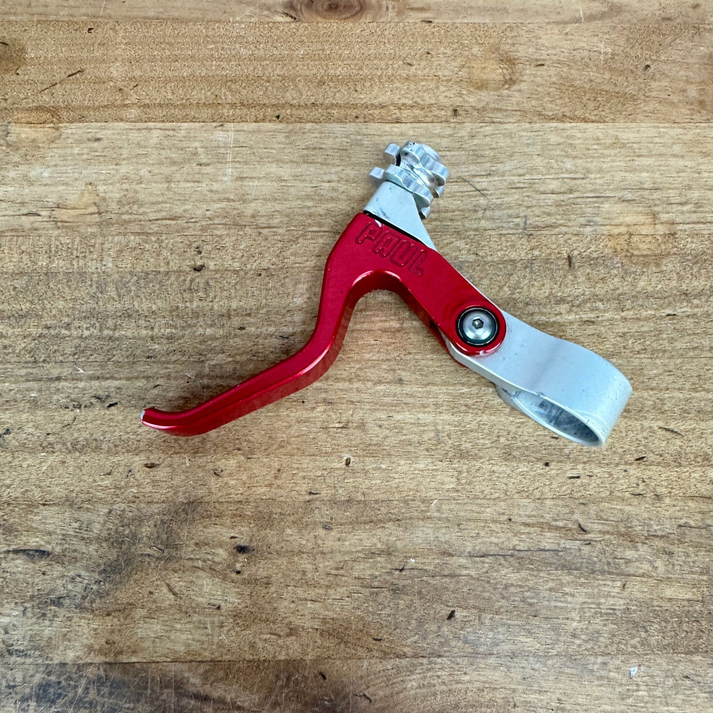 Paul Components Canti Lever 22.2mm Red/Silver Mechanical MTB Brake Lever 66g