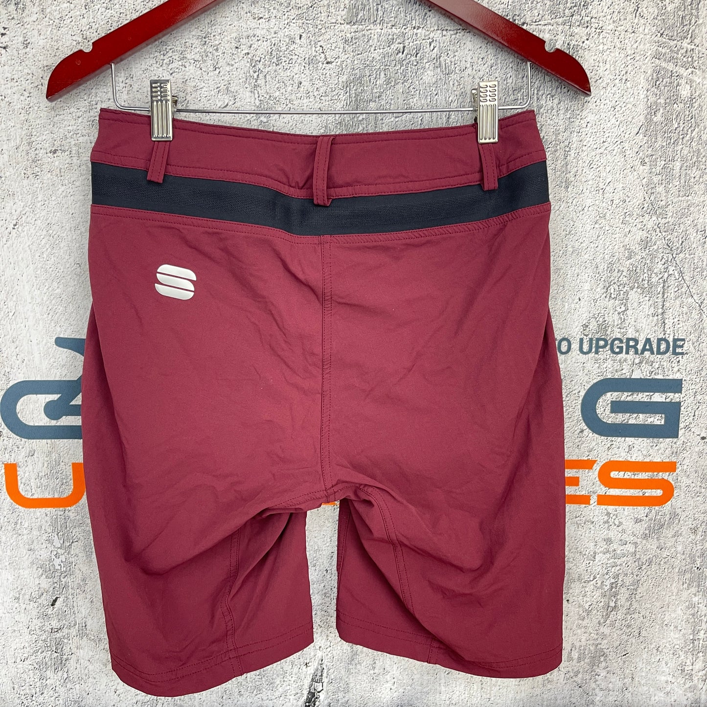 Light Use! Sportful Giara Red Wine Color Men's Small MTB Mountain Bike Shorts
