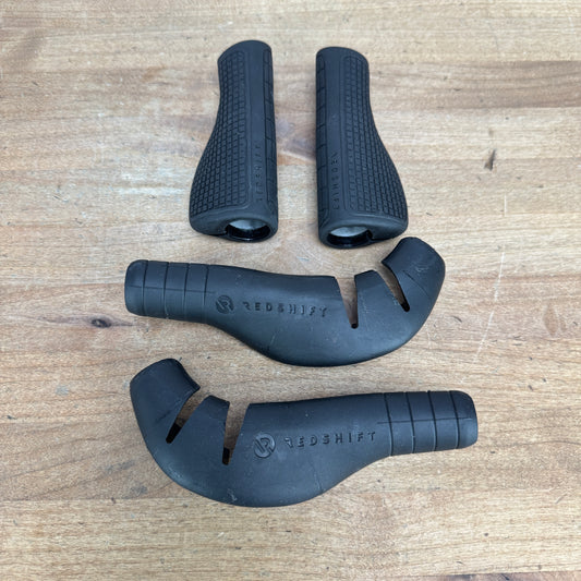 Low Mile! Redshift Cruise Control Drop Bar Bike Grips 4-peice set 230g