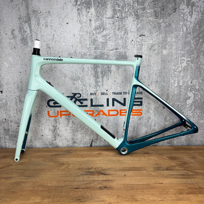2023 Cannondale Synapse 58cm Carbon Disc Brake Frameset 700c 1947g Cool Mint