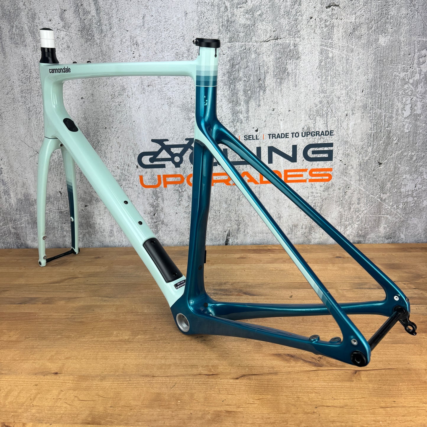 2023 Cannondale Synapse 58cm Carbon Disc Brake Frameset 700c 1947g Cool Mint