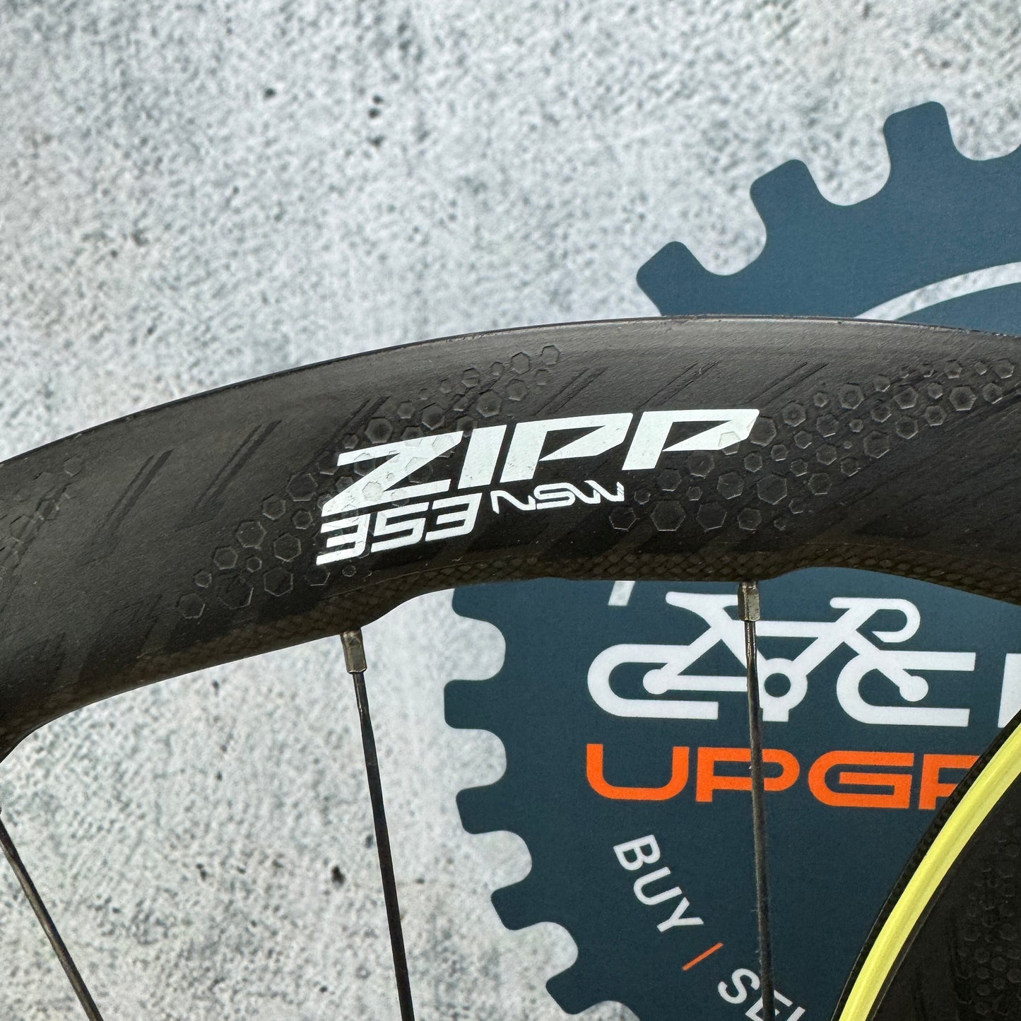 Mint! Zipp 353 NSW ZR1 Carbon Tubeless Hookless Disc Wheelset 700c 1366g